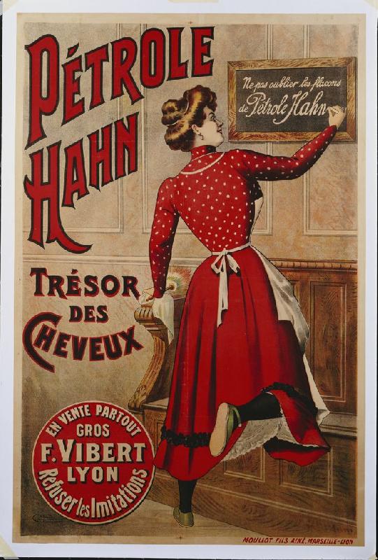 Reproduction d'affiche publicitaire Petrole Hahn