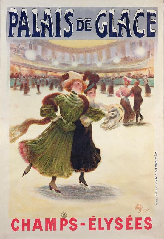 Copie poster vintage Palais de Glace Paris 