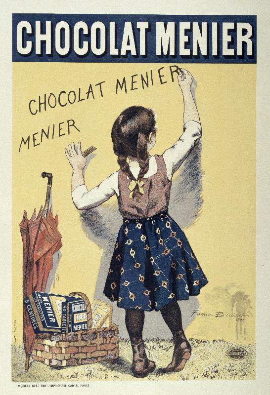 reproduction affiche vintage Chocolat Menier