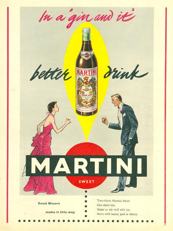 Affiche vintage Apéritif Martini