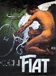 Poster ancien Cicli Fiat