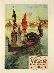 Reproduction d'affiche vintage Paris Venise
