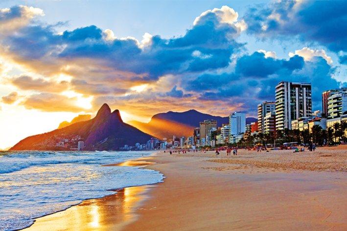 Affiche plage de Rio