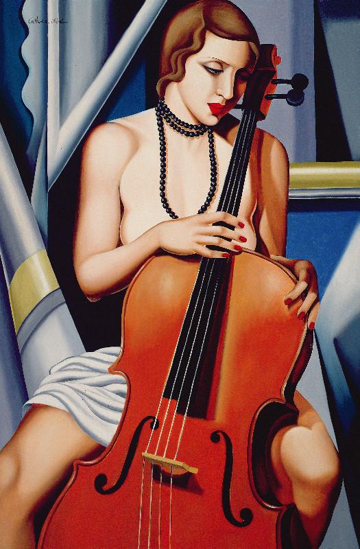 Femme au violoncelle