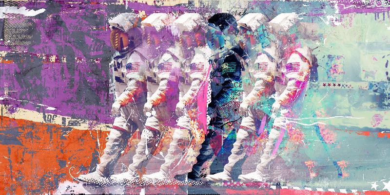 Astronaut Moonwalk, 2015 