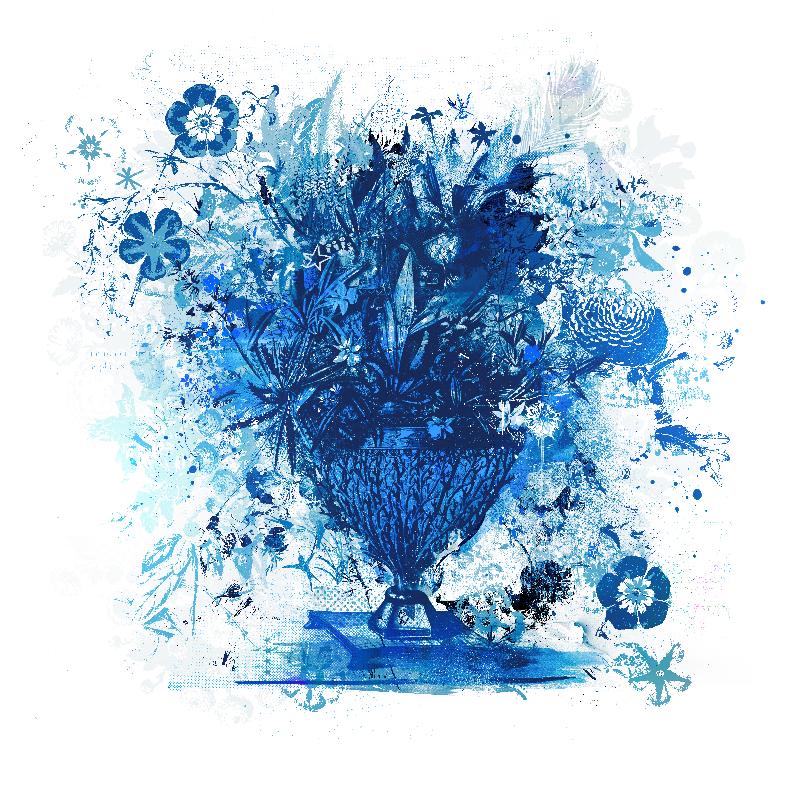 Bouquet in Blue, 2018