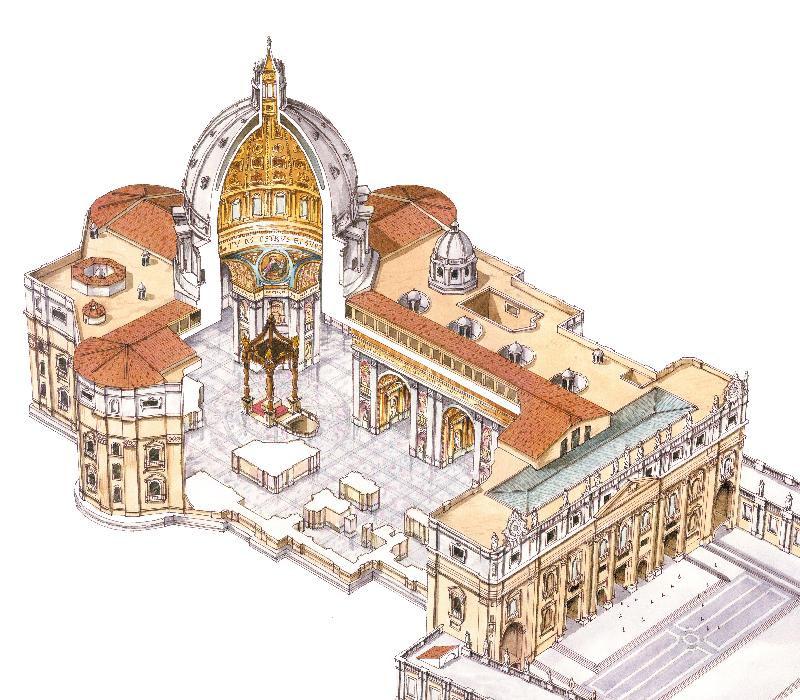 Basilique Saint Pierre. Cité du Vatican, Rome. Italie