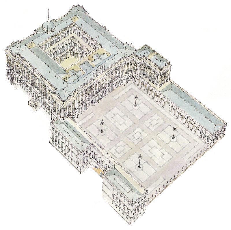  Palais Royal. Madrid, Espagne