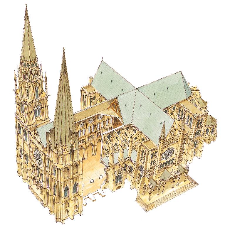 Cathédrale de Chartres. France