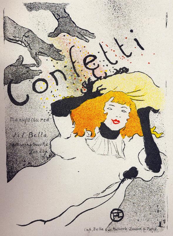 Poster Confettis en papier par Bella Manufacture