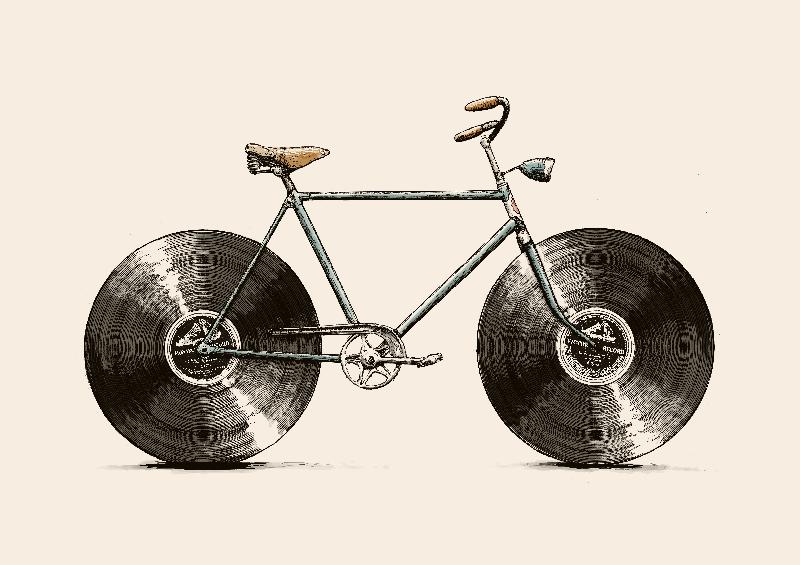 Vélo vinyle