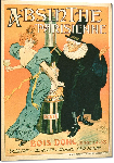 Impression sur aluminium Poster vintage Absinthe Parisienne