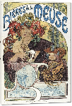 Toiles imprimées Poster ancien Bières de la Meuse 