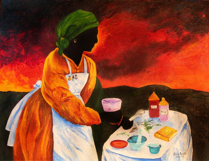 Mary Jane Seacole la guérisseuse, 2009, (acrylique sur toile)