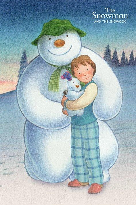 Affiche du film Le bonhomme de neige et le petit chien