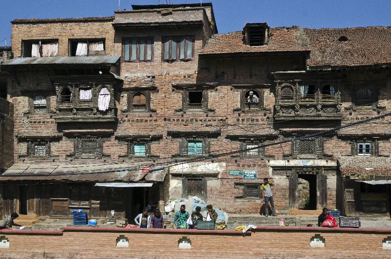 Photo Maisons résidentielles traditionnelles de Newari au Népal