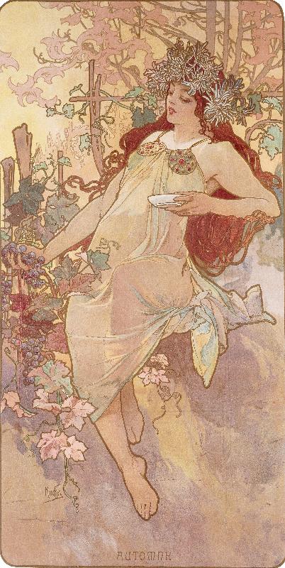 Automne, c.1896 (lithographie en couleurs)