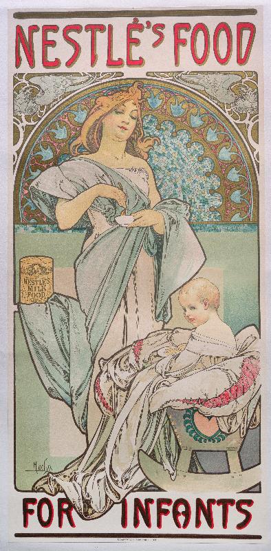 Nestle's Nourriture pour nourrissons, 1897 (colorant litho)