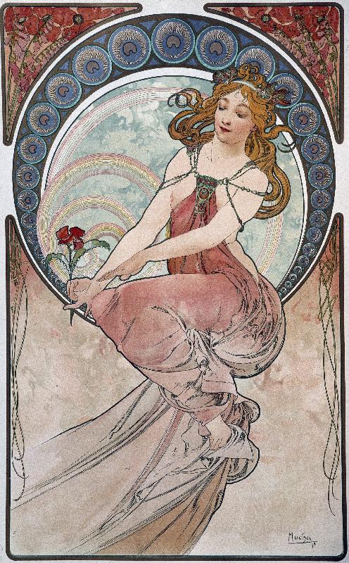 La peinture - par Mucha, 1898.