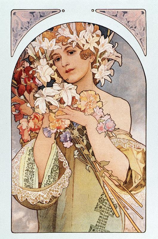 Affiche d'Alphonse Mucha (1860-1939) 