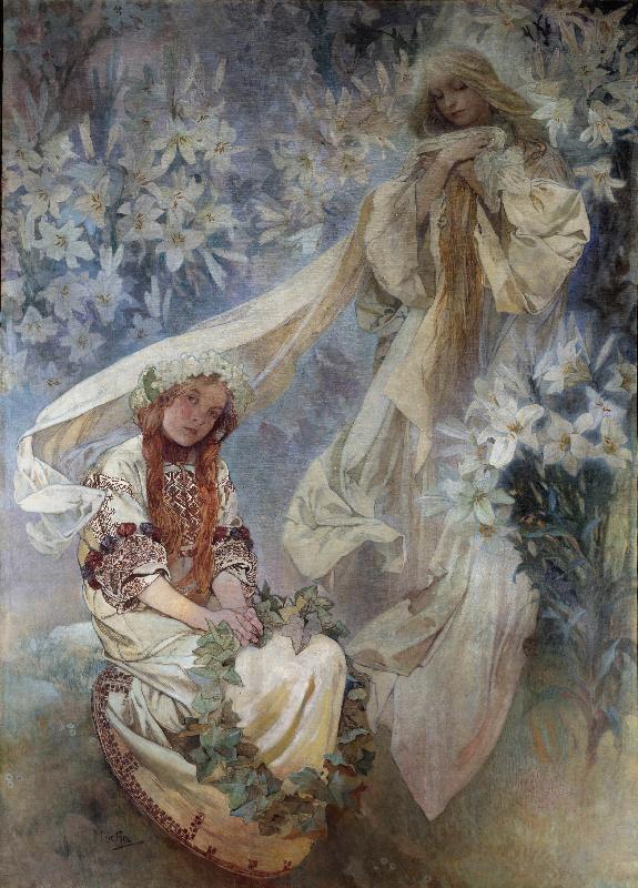 La Madonna au Lys, 1905 (huile sur toile)