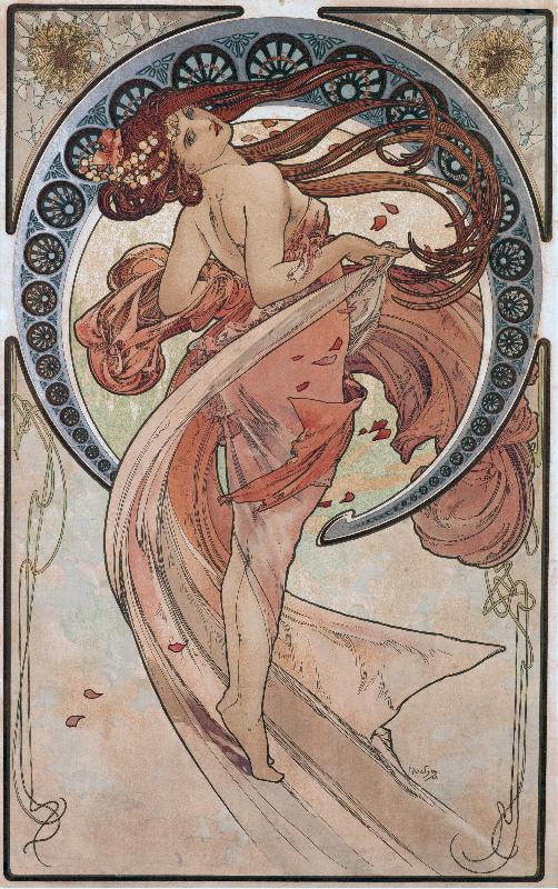 Danse (Rose), 1898 (couleur litho)