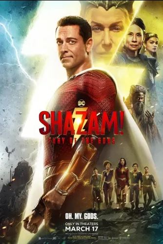 Poster du film Shazam la rage des dieux 