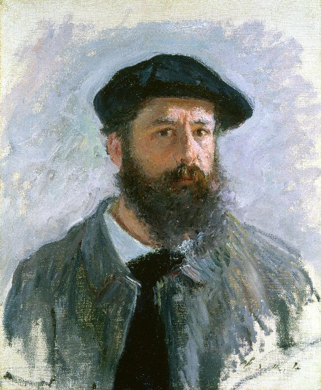 Auto portrait avec un beret - Self Portrait with a Beret
