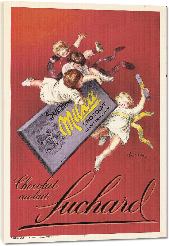 Toiles imprimées Reproduction affiche ancienne Chocolat Suchard Milka