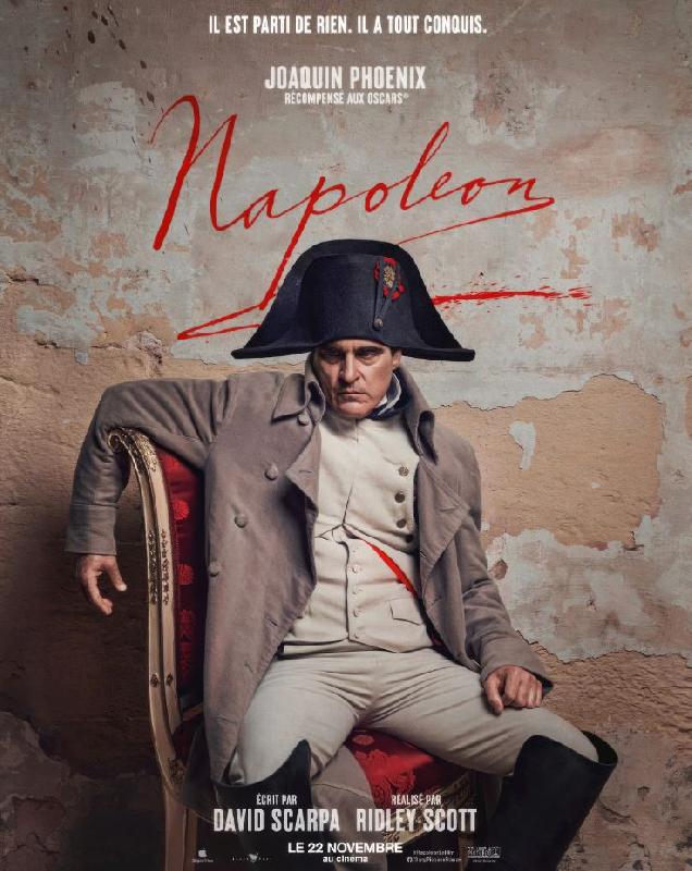 Poster du film Napoleon de Ridley Scott