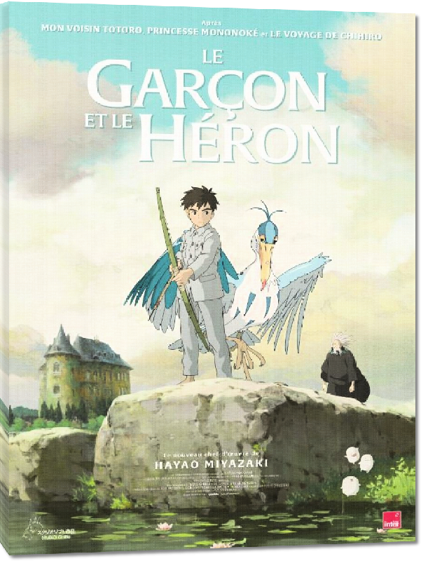 Toiles imprimées Affiche du film le Garçon et le Héron 