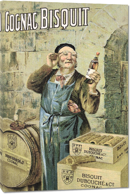 Toiles imprimées Reproduction affiche vintage Bisquit Cognac