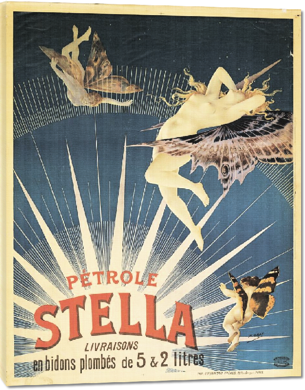 Toiles imprimées Reproduction affiche Pétrole Stella 