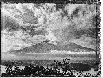 Mont Fuji tourné sur un film polaroïd de type 55, Japon