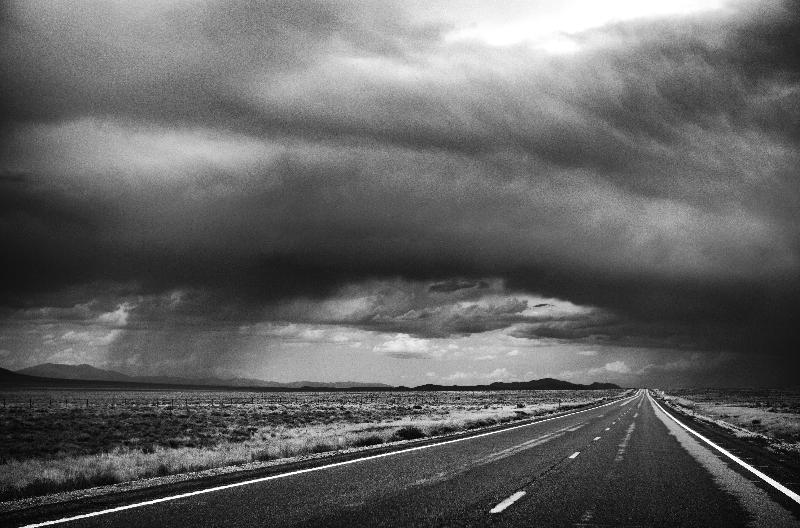 Route à travers le Nevada