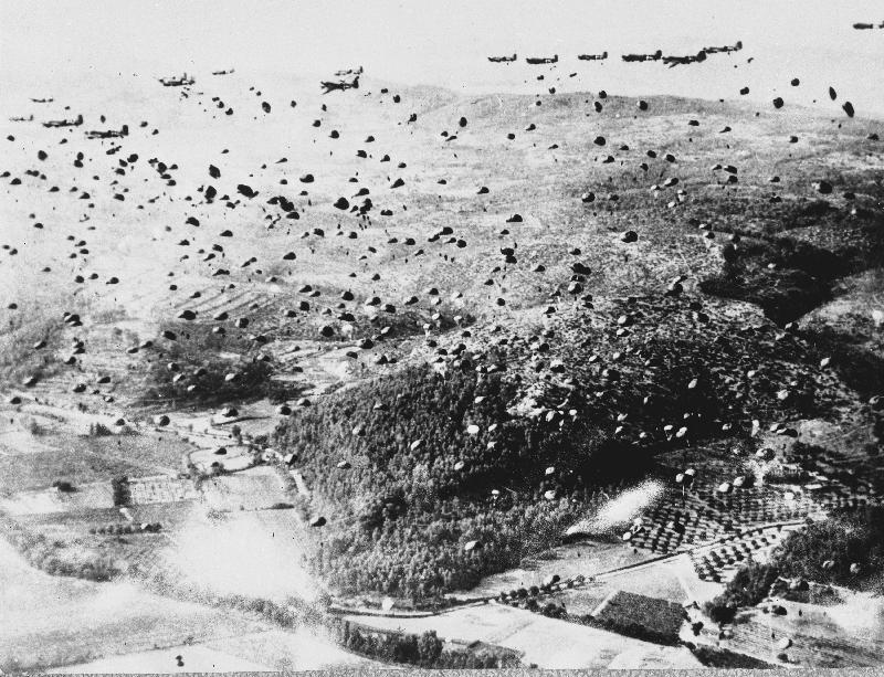 Opération Anvil Dragoon : l'US Air Force largue des parachutistes alliés, 1944