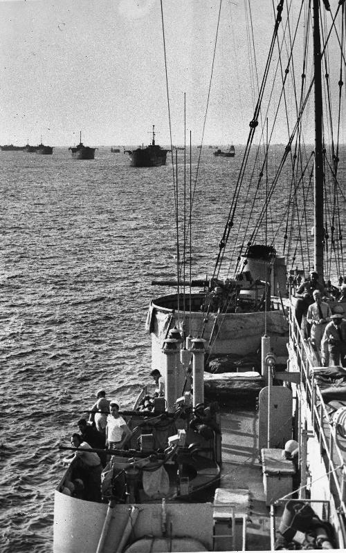 Opération Anvil Dragoon, manœuvres préparatoires en mer Méditerranée, 1944
