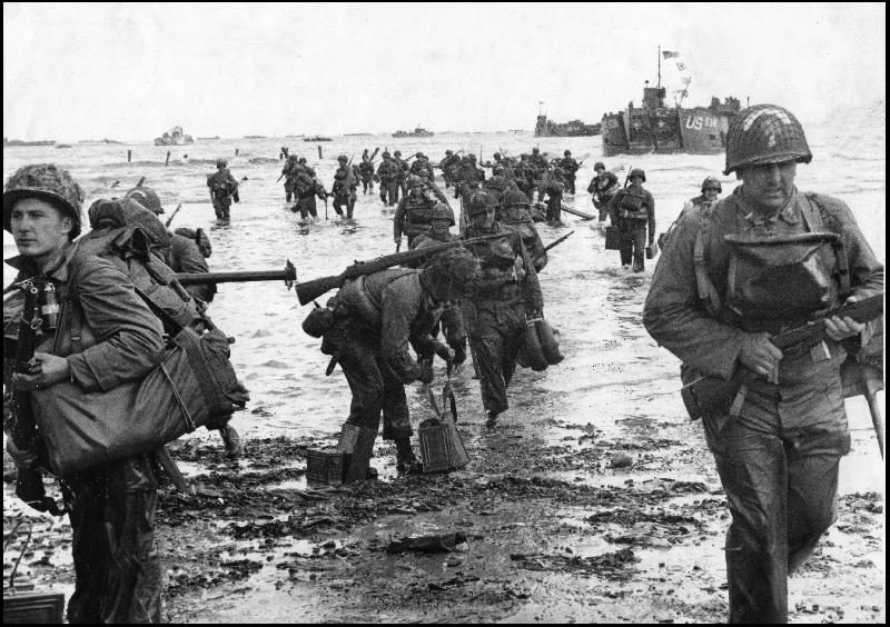 Jour J : des renforts américains débarquèrent à Omaha Beach, 1944