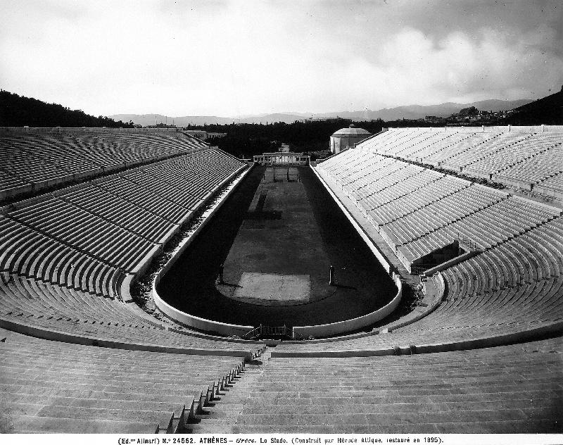 Repro photo Vue de l'intérieur du stade d'Athènes