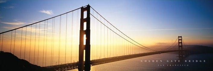 Poster du Golden Gate à San Francisco
