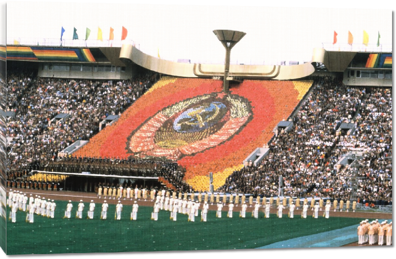 Toiles imprimées Cérémonie d'ouverture des Jeux Olympiques, Moscou, 1980