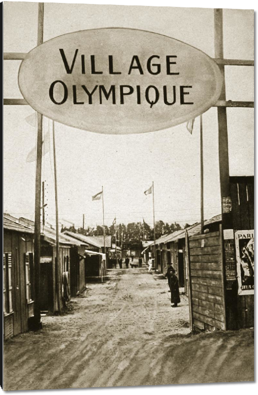 Impression sur aluminium Le premier village Olympique, 1924