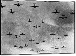 Impression sur aluminium Opération Anvil Dragoon : avions de l'USAF transportant les Paras alliés en Provence, 1944