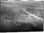 Impression sur aluminium Jour J : vue aérienne d'Utah Beach, 1944