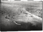 Toiles imprimées Jour J : vue aérienne d'Utah Beach, 1944