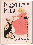 Toiles imprimées Affiche publicitaire du lait suisse de Nestlé, fin du XIXe siècle