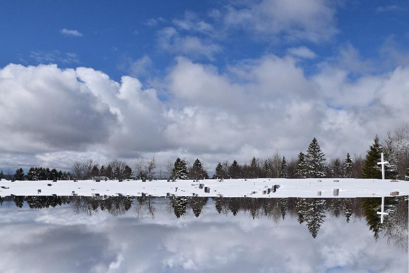 Un jour d'hiver après la tempête