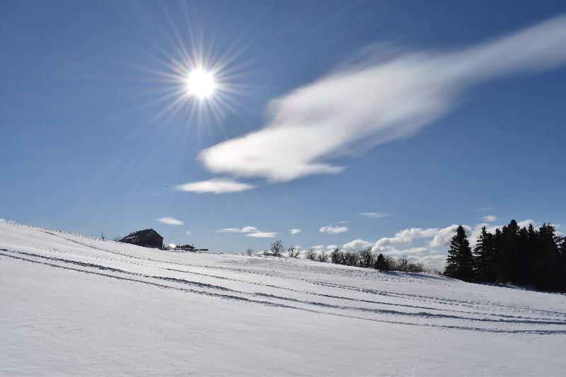 Une ferme en hiver