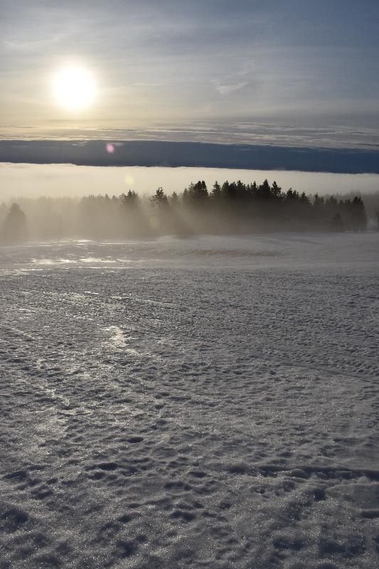 Un lever de soleil un matin de printemps