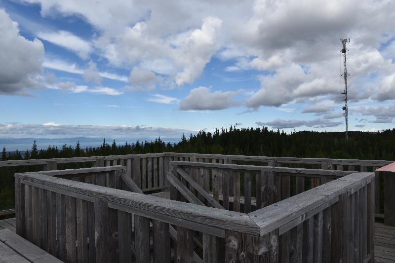 La tour d'observation au lac